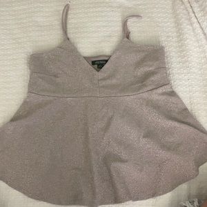 Sparkly tank top